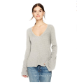 PK18A76HX Femme Cachemire Pull V-Neck Sweater